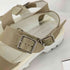 オーラリー AURALEE LEATHER BELT SANDALS MADE BY FOOT THE COACHER レディース  5 1/2